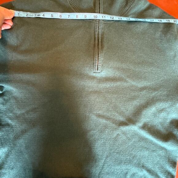 The North Face Mens Pullover 1/4 Zip Sweater Cotton/Wool Blend XL - Picture 3 of 7